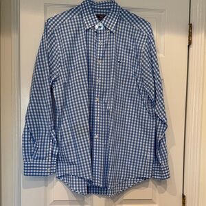 Vineyard Vines Blue and White Gingham Shirt - Slim Fit